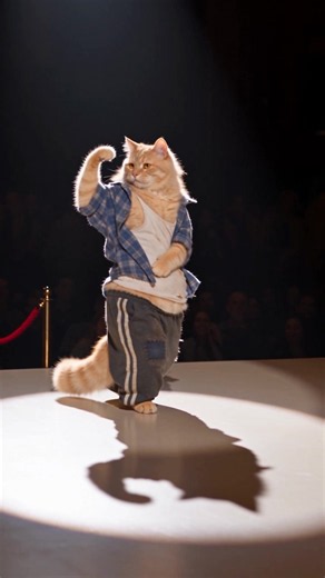 Barsik the Dancing Cat Audition — Charisma in Sweatpants