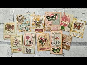 Teeny Tiny Matchbook Notepads from Paper Scraps