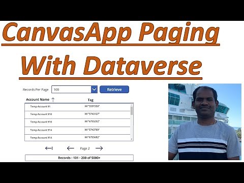Canvas App Paging with Dataverse