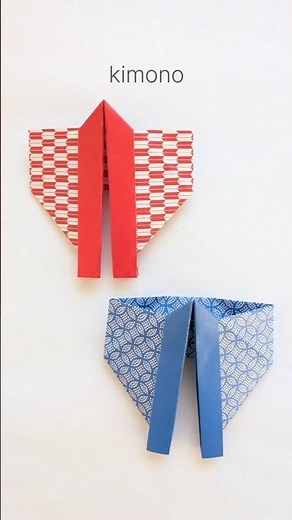 How to Make an Origami Kimono 👘