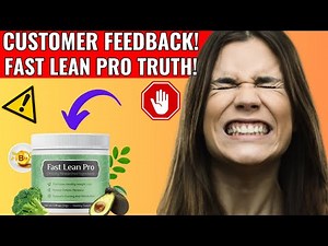 FAST LEAN PRO REVIEW ⛔ KNOW IT BEFORE! Fast Lean Pro Weight Loss Supplement Fast Lean Pro ALERT