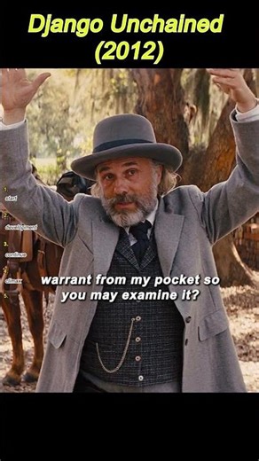 Django Unchained (2012) | Dr. Schultz Uses a Warrant to Defuse the Crisis
