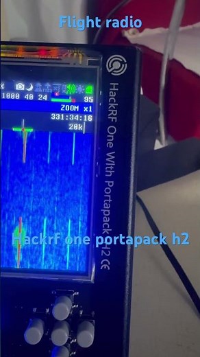 Hackrf one portapack h2 flight radio air traffic