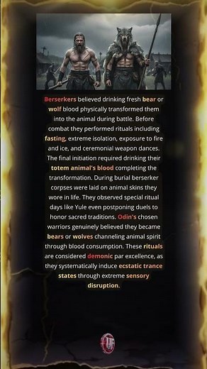 Why Berserkers Believed They Transformed Into Wolves