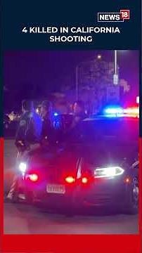 Stockton Shooting: 4 Killed, Several Injured as Gunman Opens Fire at Family Event in California