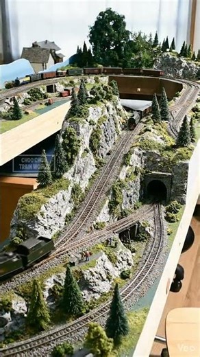 MINI TRAIN MOUNTAIN BUILD 🏔️