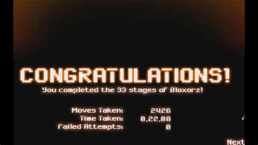 滚木块（BLOXORZ)全关卡1-33无复活一命通关