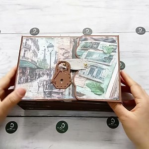 6X8inch mini album - #Alinacutle #AlinaCraft #papercraft #amazon #temu #minialbum #photoalbum #diy