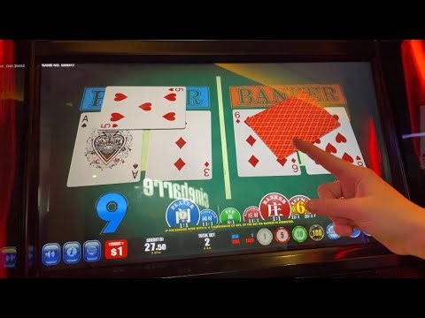 We Battle This Electronic Baccarat Machine At The Casino For Almost An Hour…