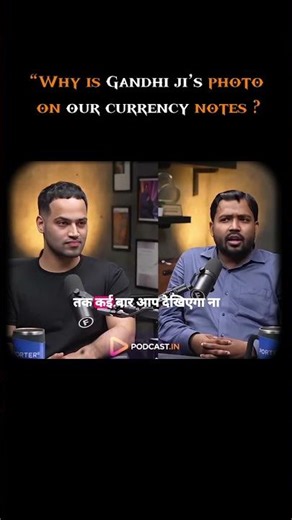 Why Mahatma Gandhi’s photo is on indian currency notes. #shorts #gandhi #khansir #india #rajshamani