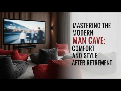 Mastering the Modern Man Cave: Comfort and Style After Retirement