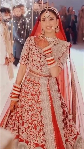 Red 🍒 Anniversary Dress ❤️ | Indian Wedding Anniversary Look | Lengha chundari | #Shorts #viral #yt