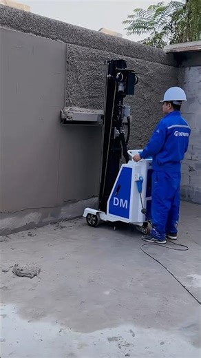 Modern Automatic Plastering Machine #shorts