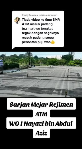 Best Drill In ATM - Sarjan Mejar Rejimen WO I Hayazi Abdul Aziz