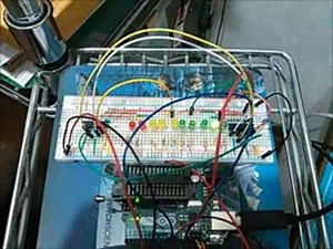 【EEPROM】…Arduinoと74HC595でLED…【24LC512】