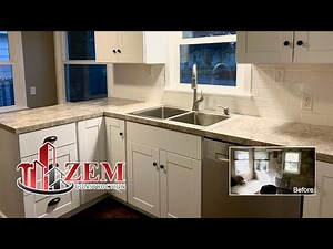 Kitchen Remodel | Full Time Lapse | DIY Friendly