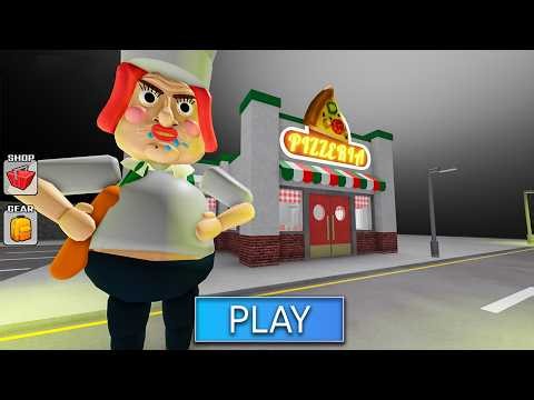 Escape Papa Pizza's Pizzeria! Gameplay Walkthrough Barra Cooker Morph Unlocked! SCARY OBBY roblox!