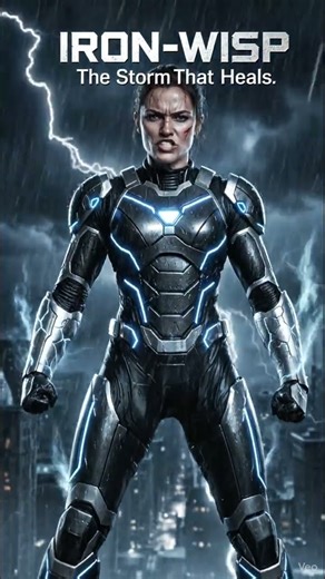 Iron-Wisp: "The Storm That Heals" | DC-Style Superhero Concept #aiart #characterdesign #conceptart