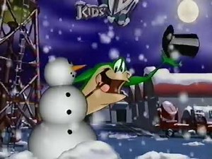 Kids WB! Christmas Bumper with Michigan J. Frog (December 24,1999)