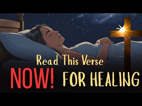 Healing Scriptures While You Sleep | Peaceful Bible Verses for Rest, Recovery & Strength