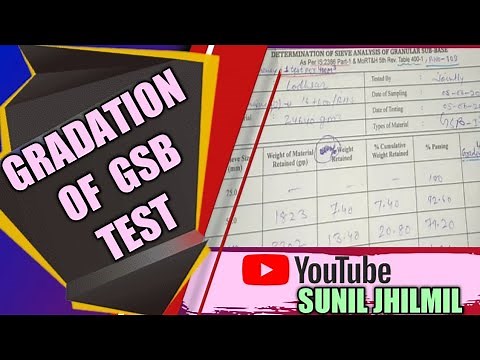 Gradation of GSB (TEST)#gsbgradation