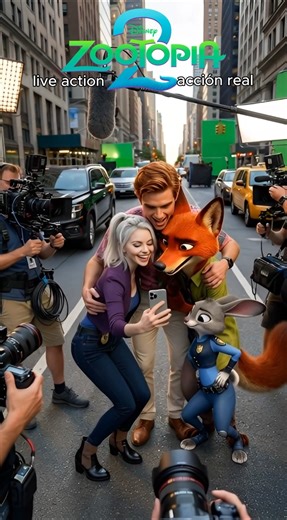 AI brings all the Cast and Characters on set for Zootopia2🔥