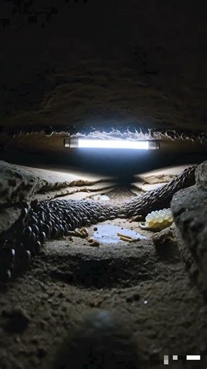 Inside sand flea colony #pov #wildlife ai animals