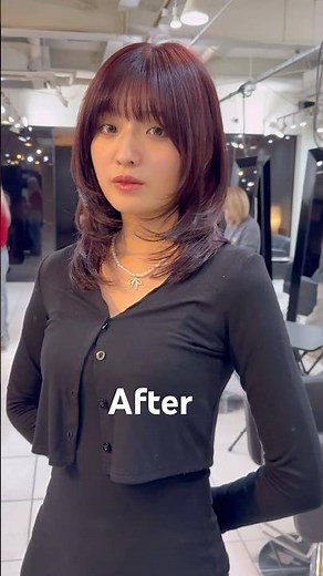 ハッシュカットで簡単にイメチェンしましょう🪄 #表参道美容室 #レイヤーカット#ハッシュカット#ミディアムウルフ#ミディアムレイヤー