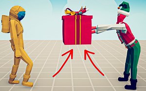 圣诞礼物精灵 vs 其他单位 - Totally Accurate Battle Simulator TABS