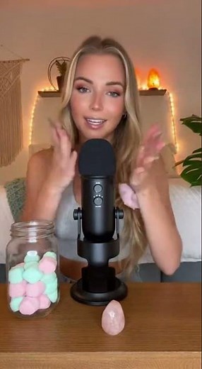 Chill ASMR Session with a Trendy Blonde in Summer Vibes