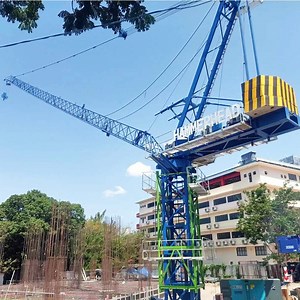 [Hot Item] Tavol Newest Rail Mounted Tower Crane Qtd5013 Luffing Jib Tower Crane