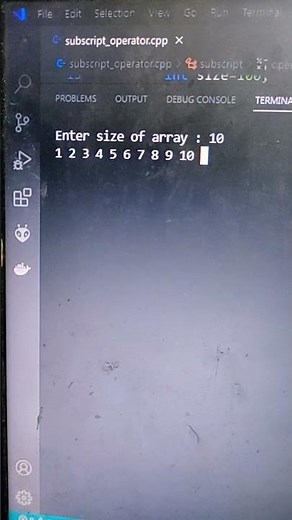 subscript operator in c++