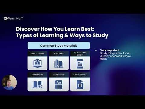 Certification Strategy Course - Learning Styles: Types of Learning & Ways to Study