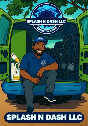 Driveway cleaning at its finest! Another great transformation by Splash N Dash LLC 💧✨#PressureWashing #HamptonRoads #SplashNDash #virginiabeach #757tiktok