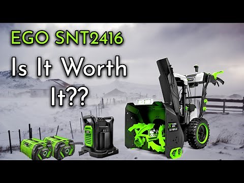 EGO SNT2416 | Unboxing, First Snowfall, and Review | IS IT WORTH IT??