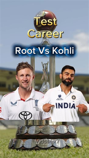 Virat Kohli vs Joy Root Test Career