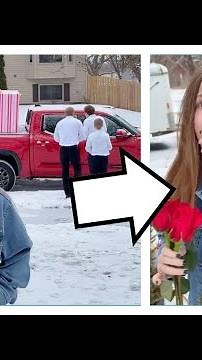 3 Brothers Surprise their Little Sister