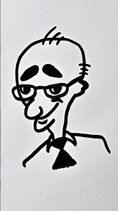 A man of science caricature #drawing #art #shorts