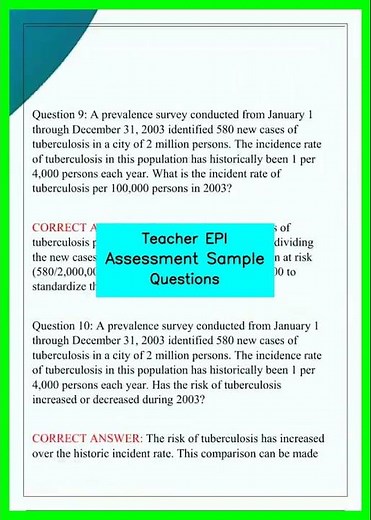 Teacher EPI Assessment Sample Questions video