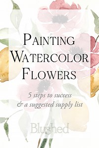 Watercolor Flowers | 5 Step-By-Step Tips For Success — Katrina Crouch Art