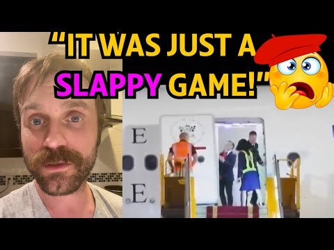 Macron responds to "slappy game" on airplane?!?!