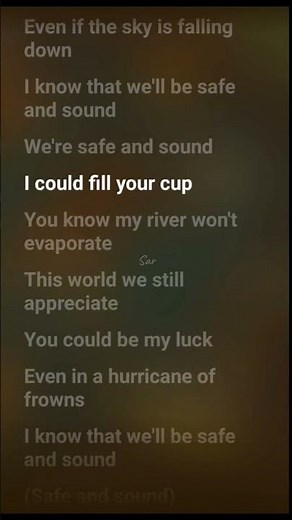 safe and sound (lyrics) - capital cities