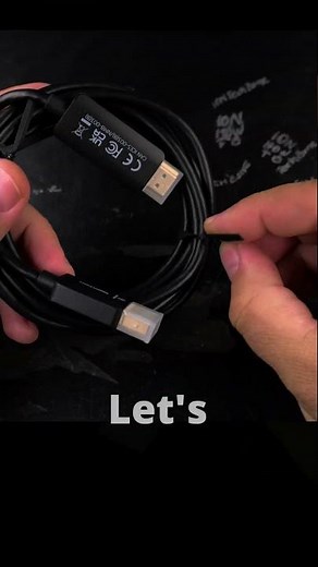 Unboxing Amazon Basics DisplayPort to HDMI Cable 4K 60HZ 1.8m Unidirectional Part 2