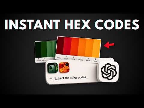 How to Extract PROFESSIONAL Color Palettes from Photos with ChatGPT