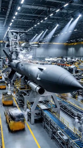 Optical-Guided Missile Assembly Timelapse – Precision Weapon Manufacturing #MilitaryTechnology