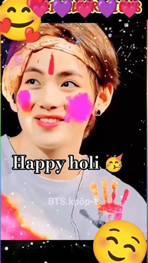 bts happy holi 🫟 #bts #trending #viral #btsarmy