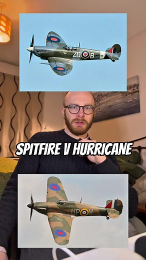 SPITFIRE vs HURRICANE. Is one actually better than the other? #ww2 #aviation #spitfire #hurricane #battleofbritain