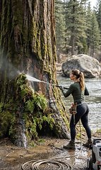 Epic huge treehouse hidden inside a tree 😮🔥