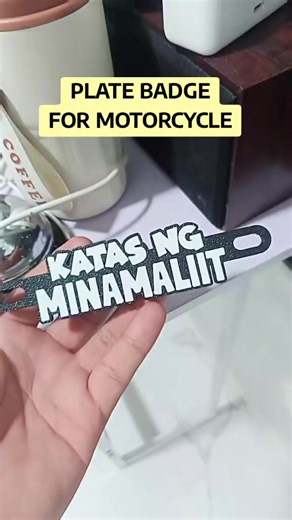 Stylish Plate Badge for Motorcycles