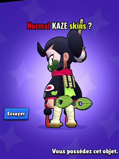 Brawler Kaze in Normal Brawl Stars Gameplay